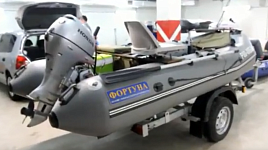 Тюнинг моторной надувной лодки Фортуна 3700 серии PERFETTO